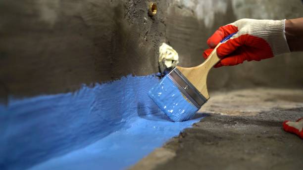 Commercial Foundation Crack Repair project at a Montville, NJ business property by SJ Waterproofing Pros